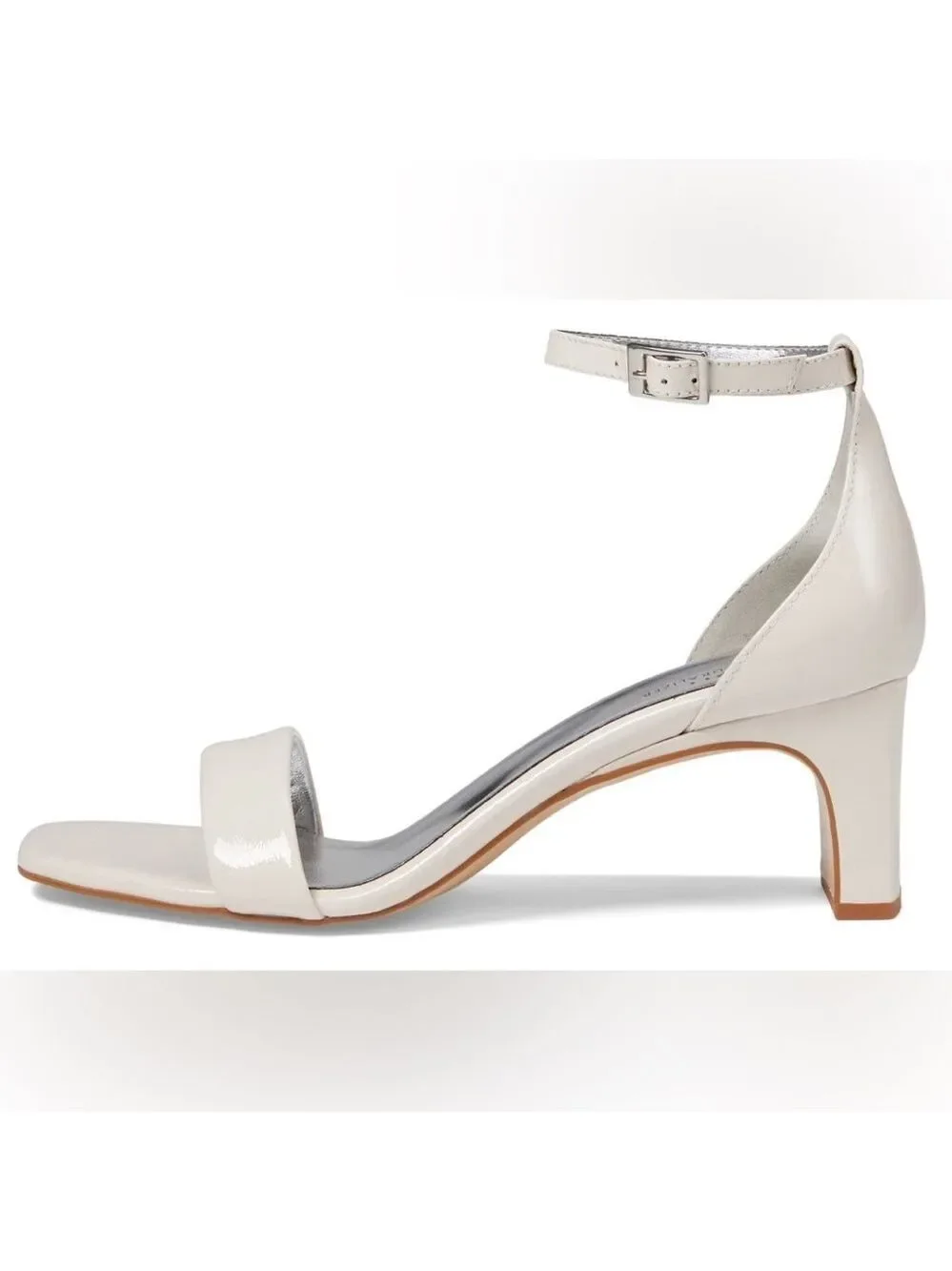 Naturalizer 27 Edit Iriss - Satin Pearl Beige Patent Leather - size 9